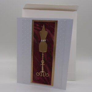 Greeting Card and Envelope (Handmade) # 4453